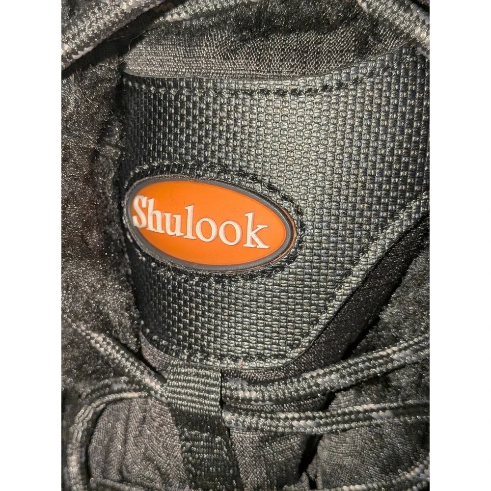 Shulook Mens Waterproof Snow Boots Black Faux Fur Lined Insulated Winter‎  9.5